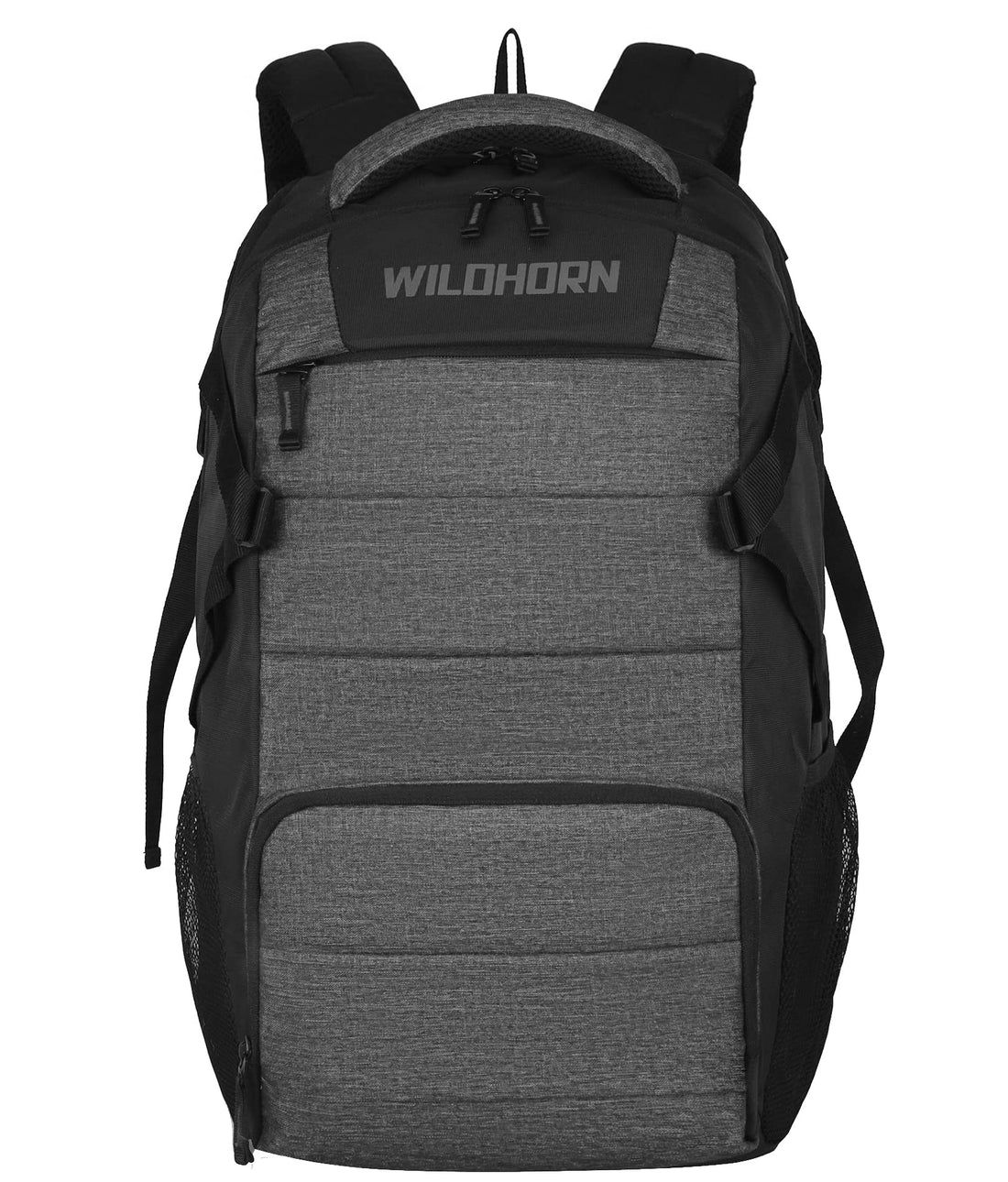 WILDHORN Laptop Backpack for Men/Women I Waterproof I Travel/Business/College Bookbags Fit 15.6 Inch Laptop, Brushed Grey & Black, One Size, Classic
