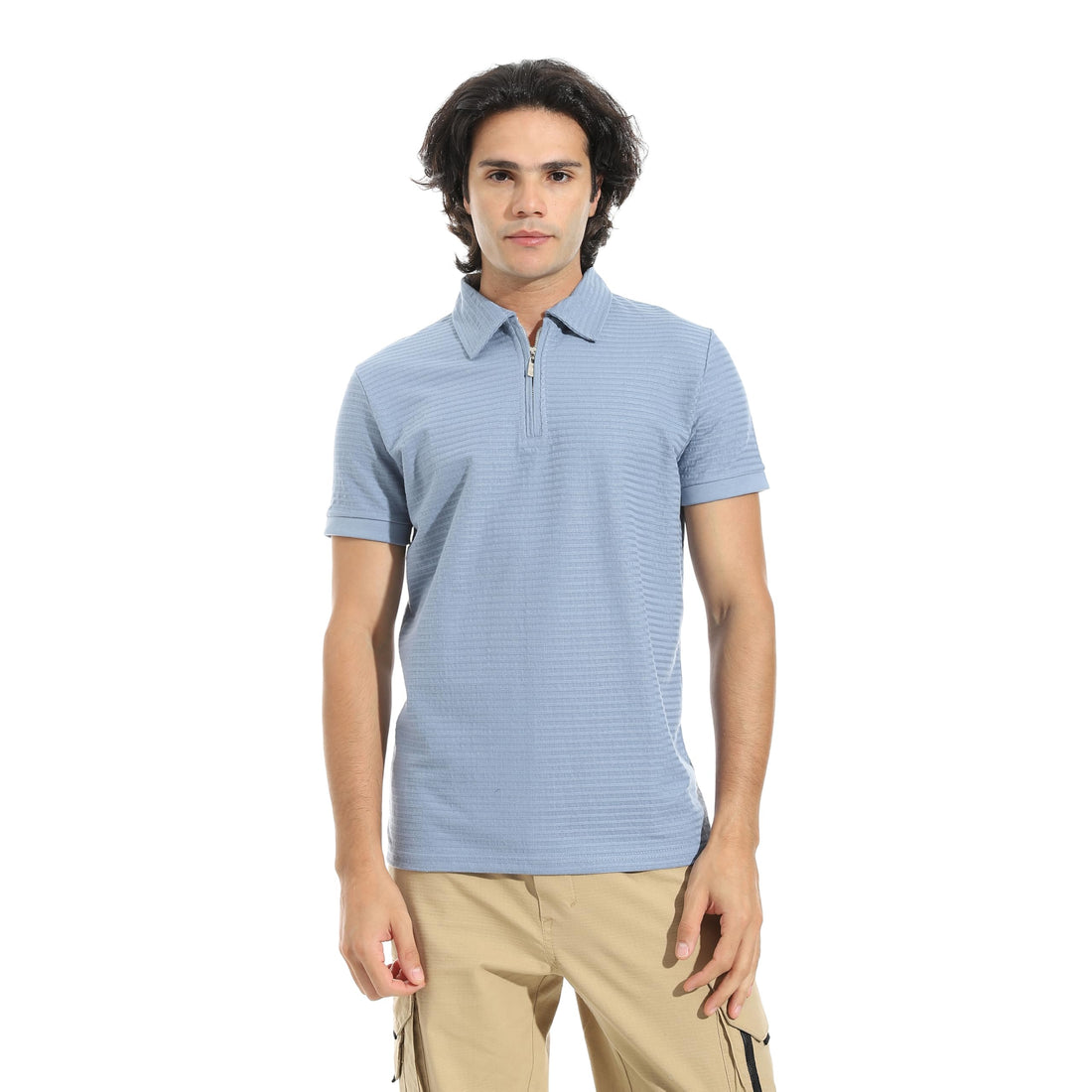 Andora Mens Perforated with Zipper Closure Western
