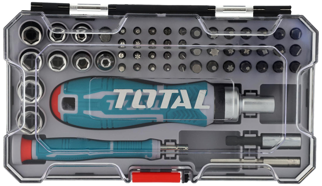 Total Screwdriver Bits Set - TACSD30556,55 Pieces
