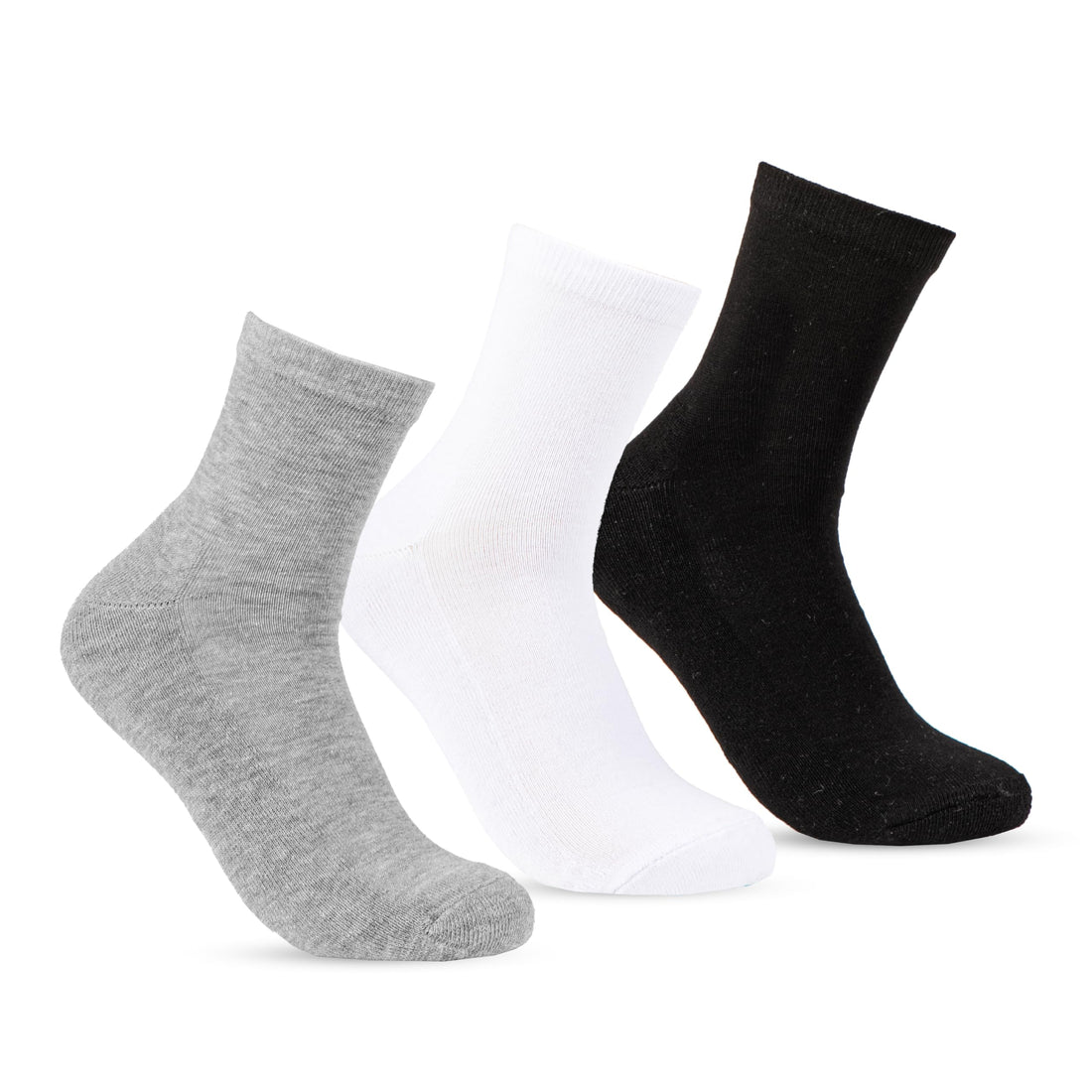 Men's Pack of 3 Half Terry L-Shape Socks