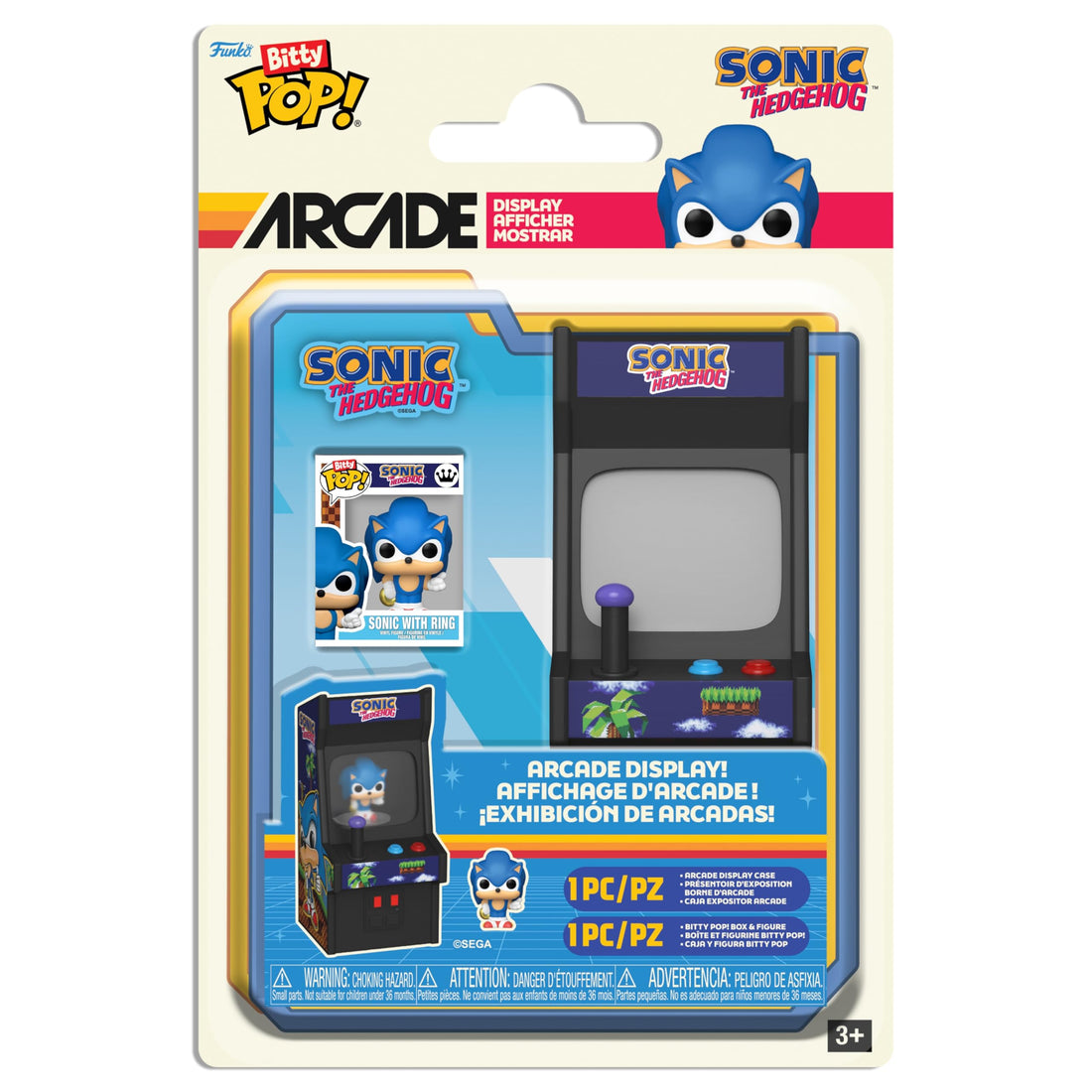Funko Bitty Pop! Arcade Games: Sonic The Hedgehog - Sonic with Ring