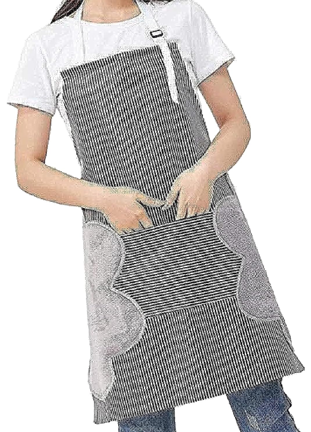 Generic Waterproof Kitchen Apron with Microfiber Sides for Drying