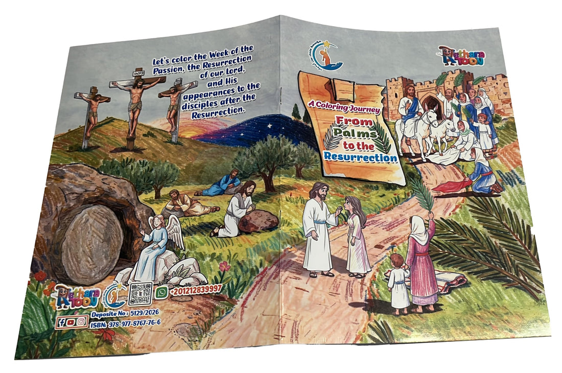 A Coloring Journey From Palms to the Resurrection Week Coloring Book for Children