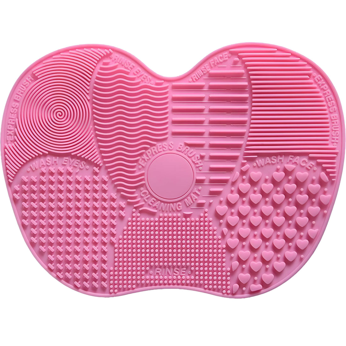 Makeup Brush Cleaner - Discover the ultimate silicone mat designed to clean all types of makeup brushes with four specialized cleaning surfaces for flawless results every time. (1 piece)