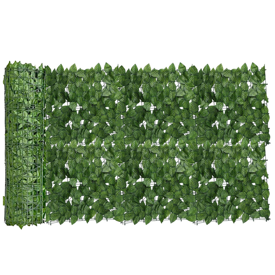 Ivy Leaf Screening Roll, Privacy Fence Screen, Artificial ivy Hedge Fence, Artificial Ivy Vine Leaf Decoration for Outdoor Decor, Garden screen (3m x 0.5m)