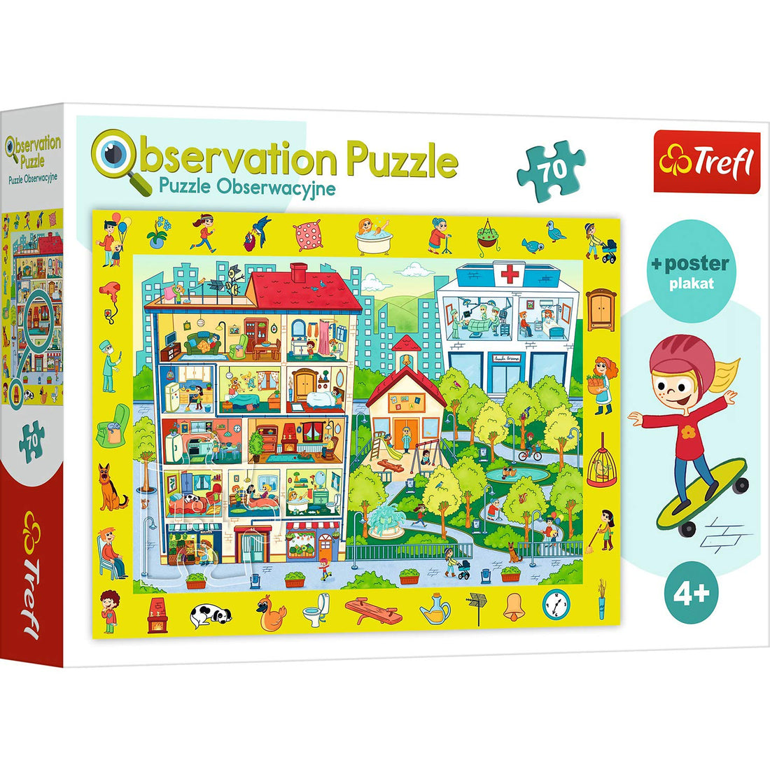 Puzzle 70 Obserwacyjne Odwiedzamy miasteczko