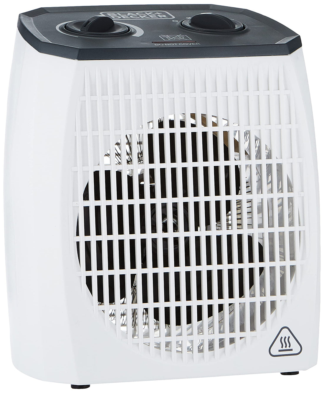 Black & Decker 2000W Vertical Fan Heater, White, 1.44 kg, HX310 - International warranty