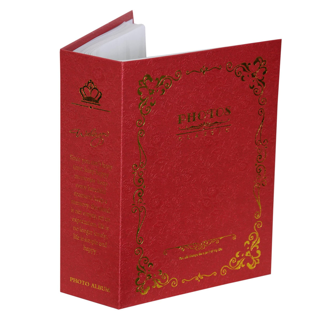Photo Album for Memories Keepsake Scrapbook (18, 10x15 100 Photo)