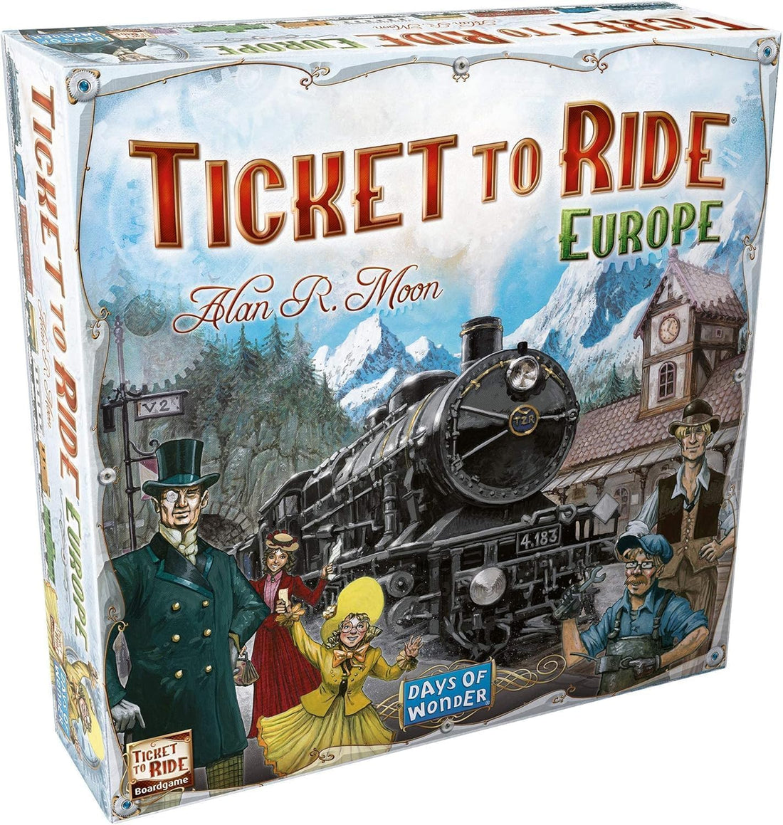 Europe Board Game, Strategy Family Game, Ages 8+, 2-5 Players, 30-60 Min Playtime