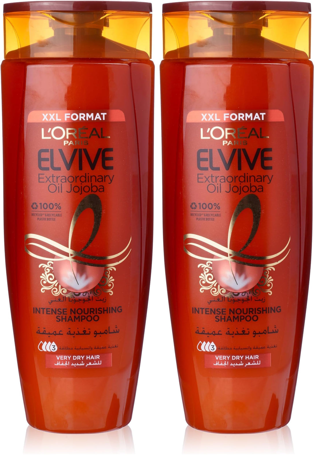 L’Oréal Paris L'Oréal Paris Elvive Extraordinary Oil Nourishing Shampoo for Dull Hair - 600 ml - Packaging May Vary (Pack of 2)