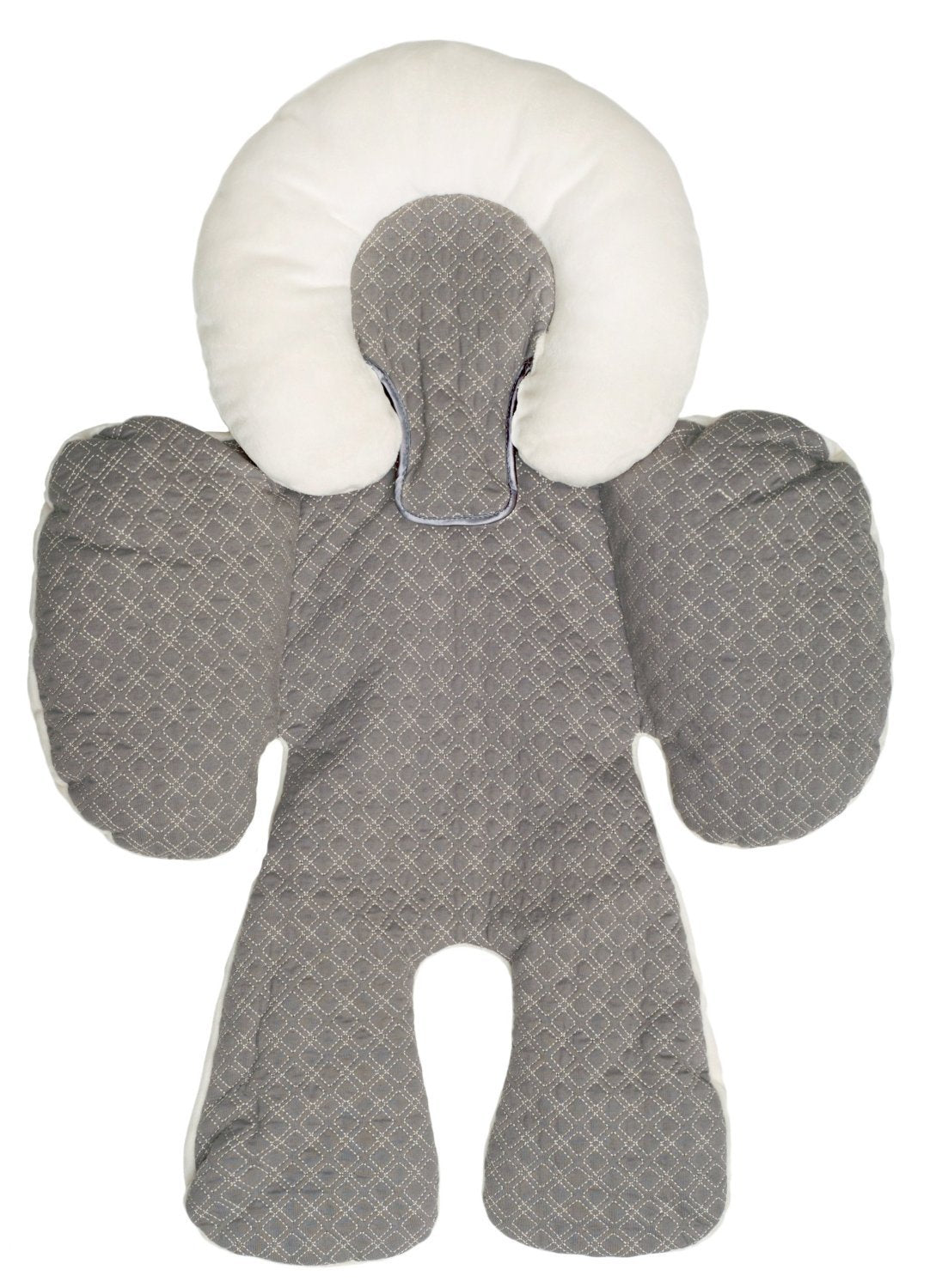 Moro Moro 3 Baby Stroller Cushion, Pram Head And Body Support Pillow Safety Seat Carrier Pad For Infants 0-18Month(Grey)