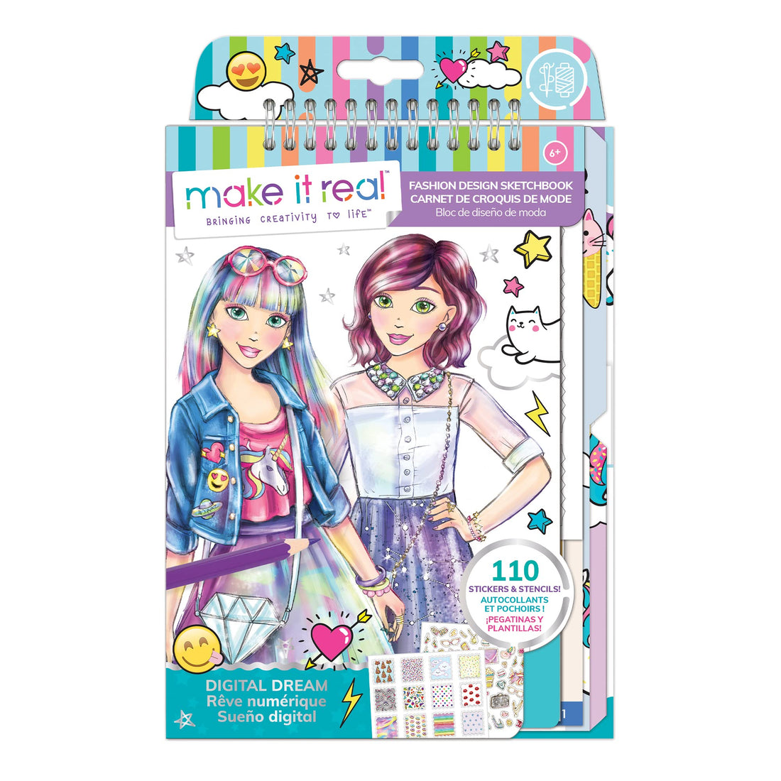 Digital Dream Fashion Sketch Book