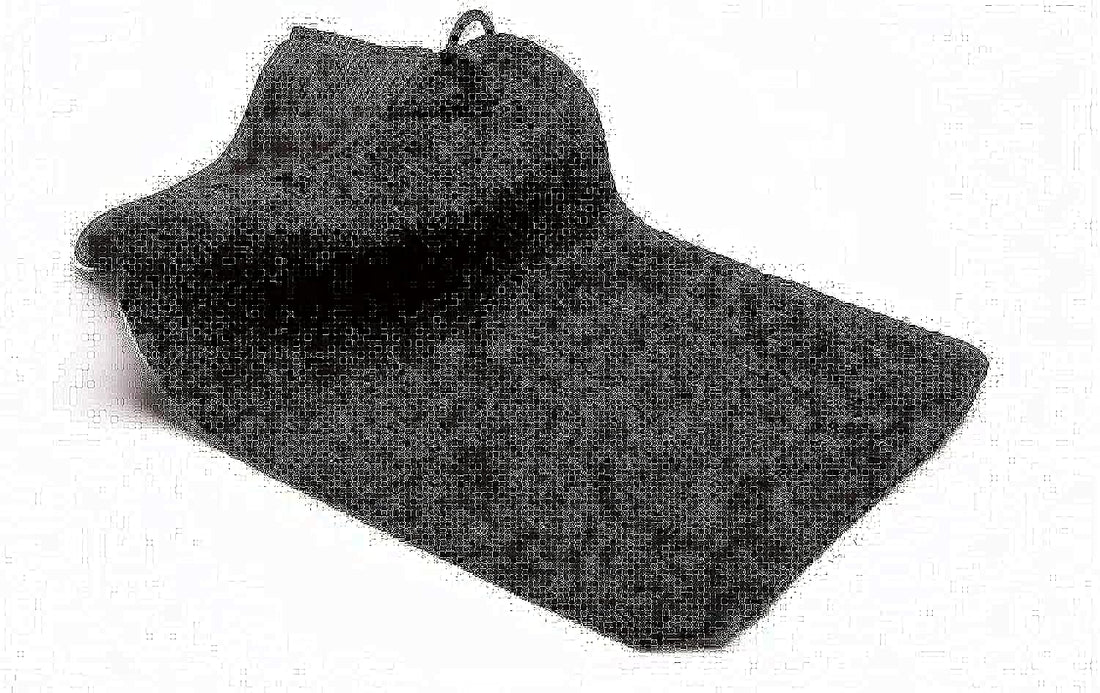 Other Viscose Moroccan Bath Loofah, Grey, Natural Fiber