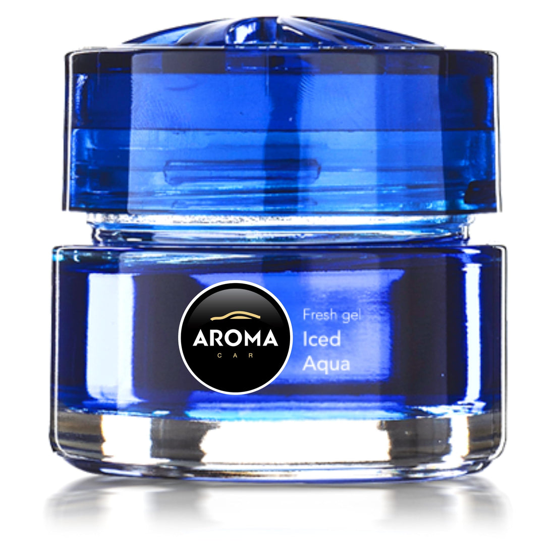 Revitalizing Iced Aqua Gel: 50ml Car Freshness