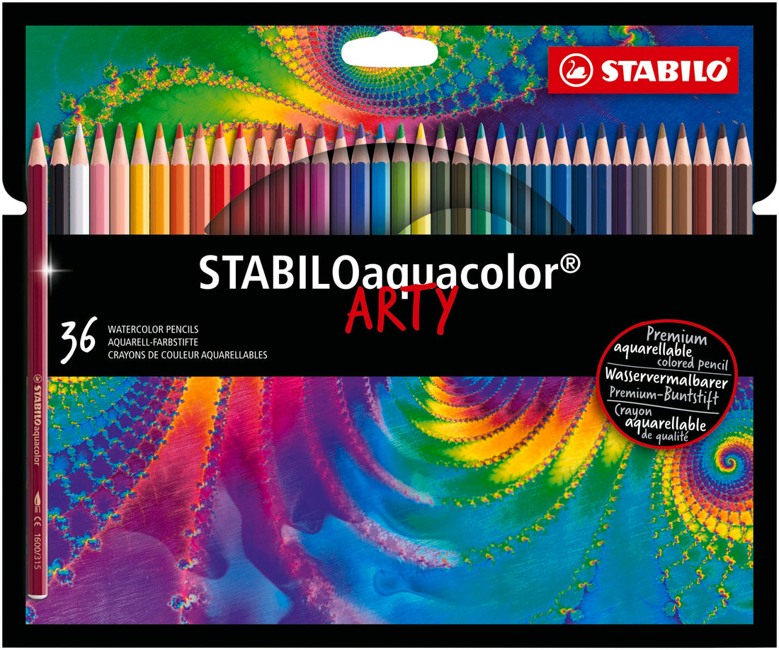 Stabiloaquacolor arty coloured pencil wallet -36