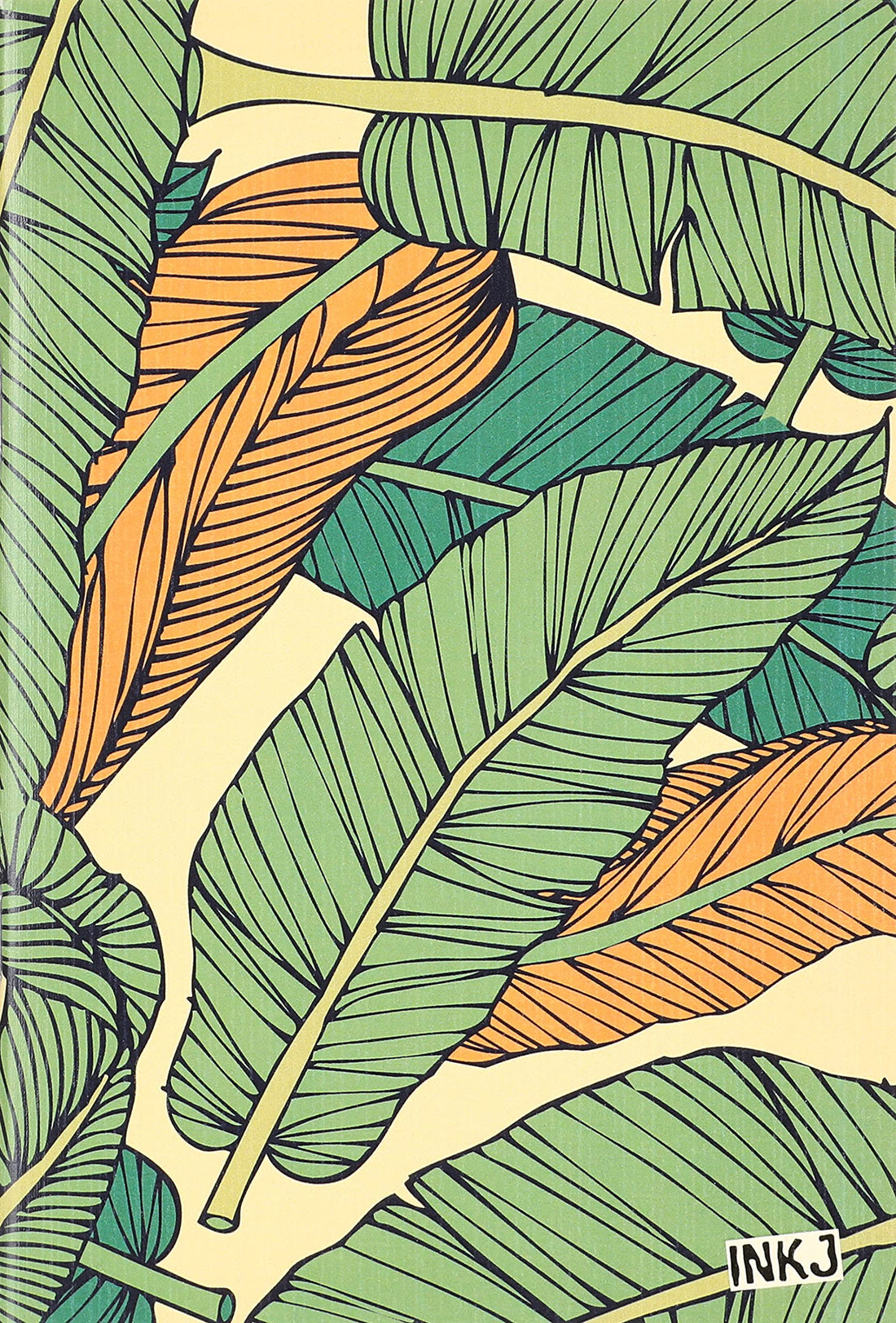 A5 sketchbook for drawing, tree leaves