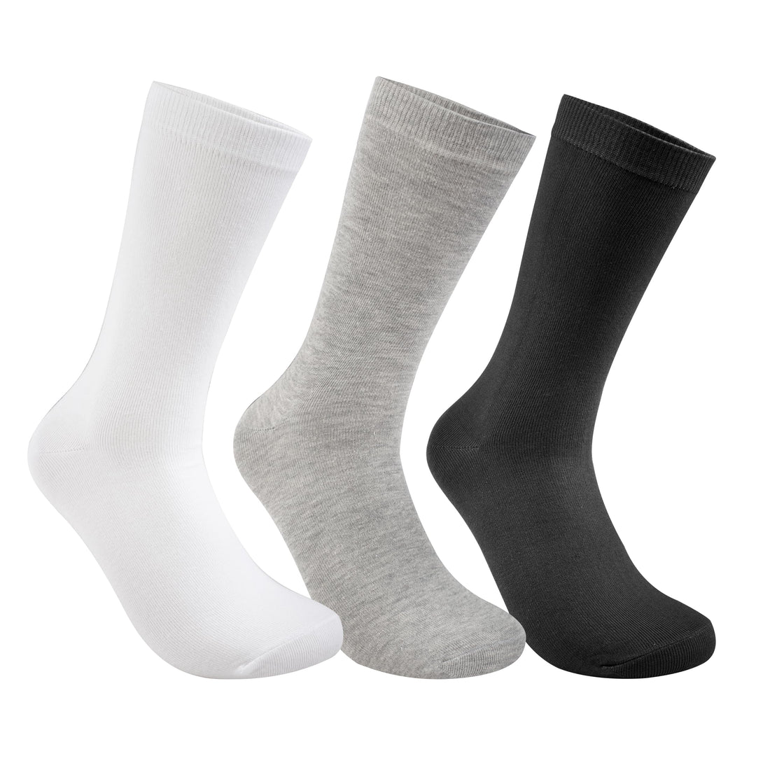 STITCH Womens Pack of 3 Classic Plain Casual Socks