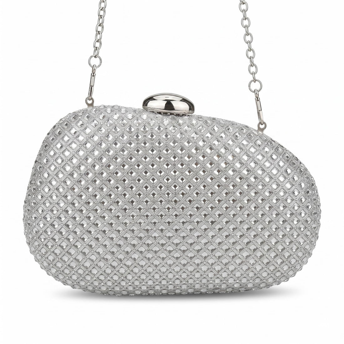 Oval fully studded evening bag.VS-66