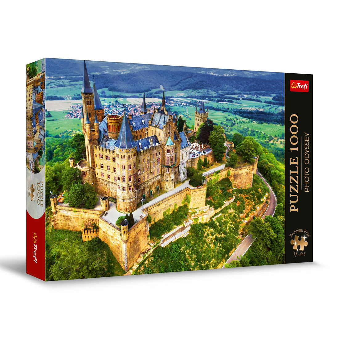 TREFL Premium Plus Hohenzollern Castle Germany Jigsaw Puzzle, 1000-Pieces Set