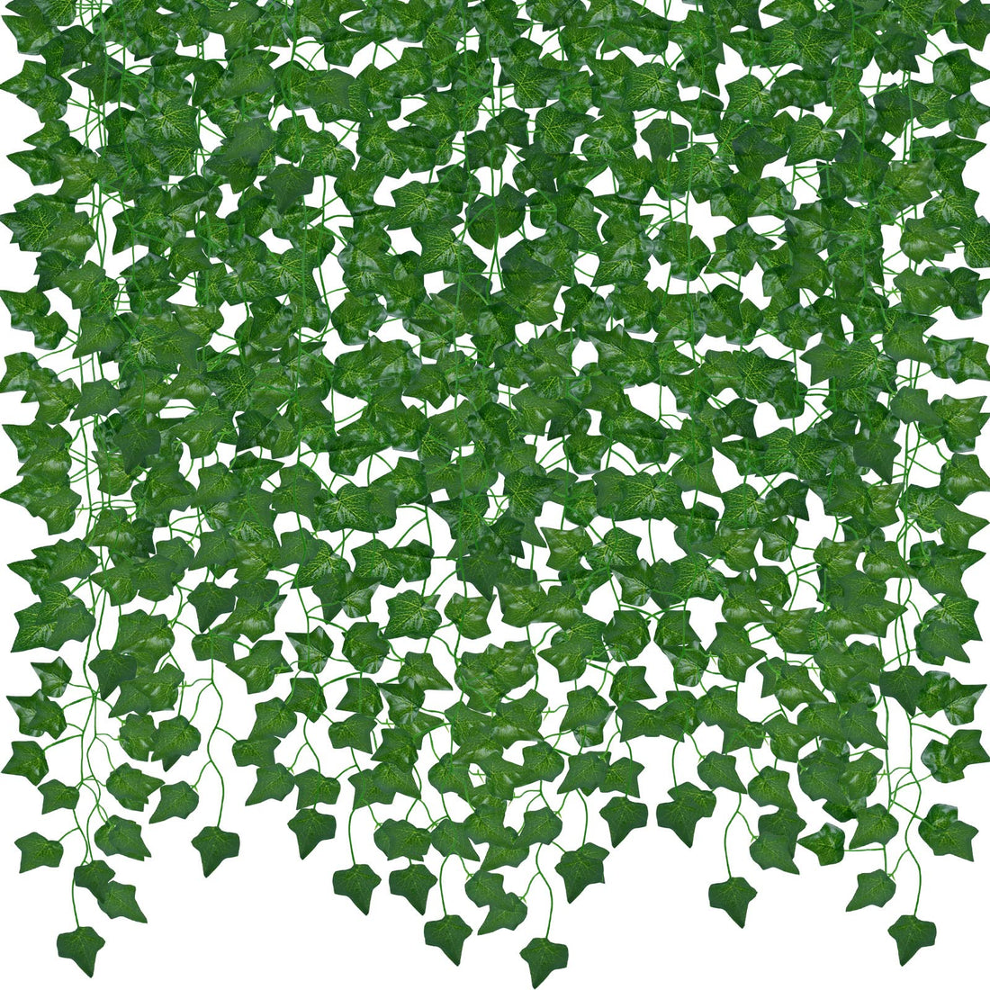 Wonka OEAGO 12Pcs Home Decor Artificial Vines 84Ft Fake Ivy Leaves Greenery Vines Room Decor Artificial Ivy Leaf Hanging Plants for Home Bedroom Garden Wedding Wall Party Aesthetic Stuff Decoration