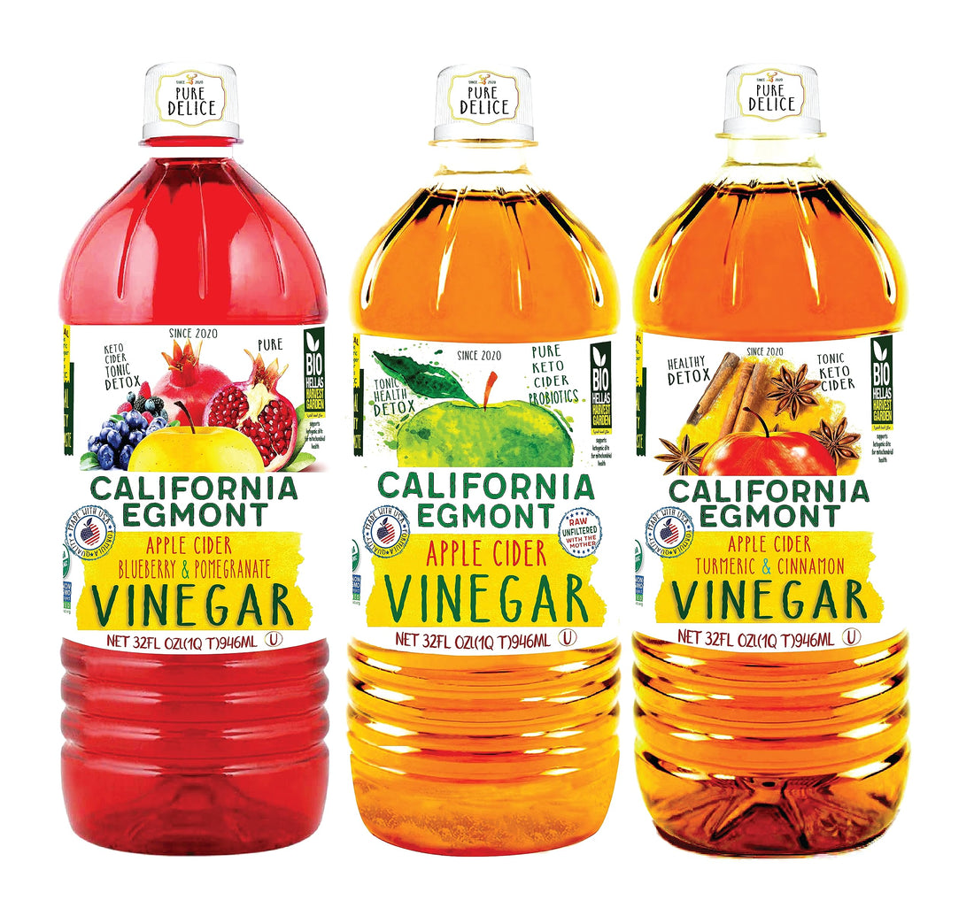 100% Organic Apple Cider Vinegar Set | Organic Keto Cedar Detox | Unfiltered & Clouded with Impurities | ACV | Pack of 3 | (Special Offer 30% Off) (3000g Three Pack, Flavour6)