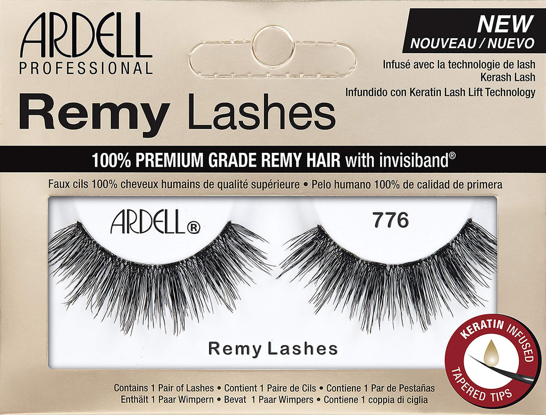 Ardell Remy Human Hair Eyelashes, No. 776, Black