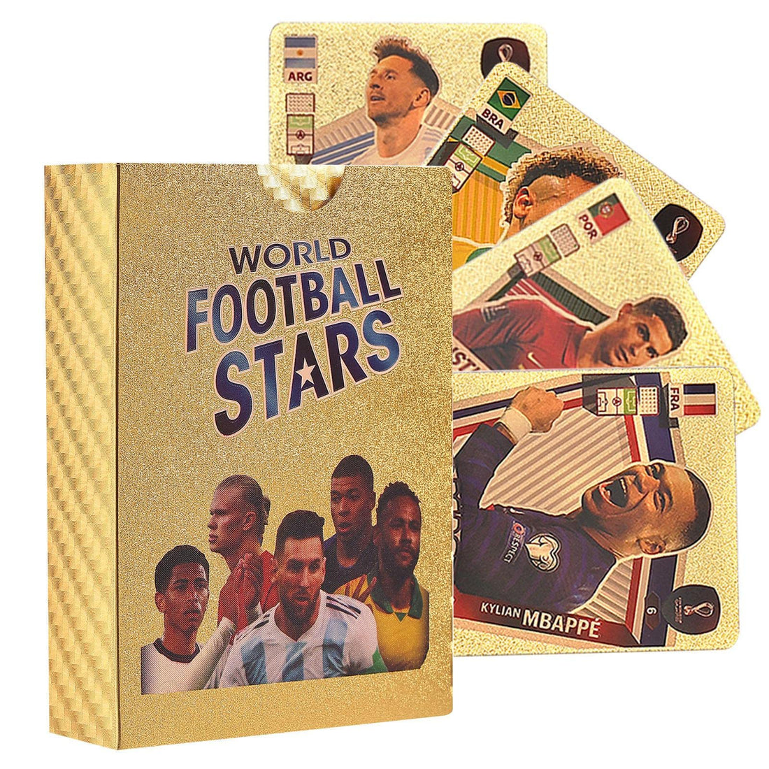 Soccer Star Cards, Champions League Football Collectible Cards, Soccer Top Card Game, Educational card game, Legends of World Football Cards Gift