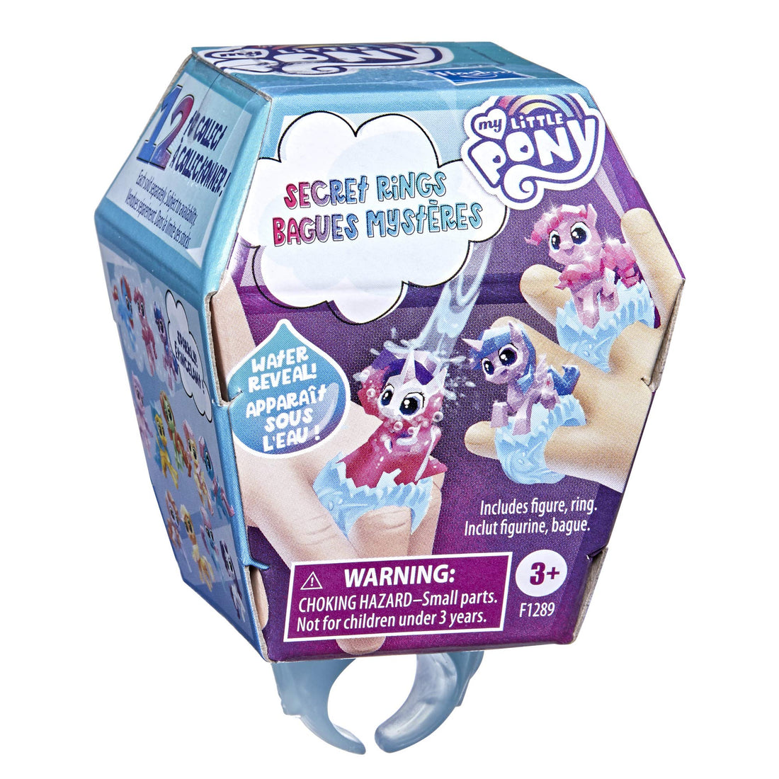 My Little Pony Secret Rings Blind Bag Series 1 - Collectible Toy with Water-Reveal Surprise and Wearable Ring Accessory, 1.5-Inch Figure