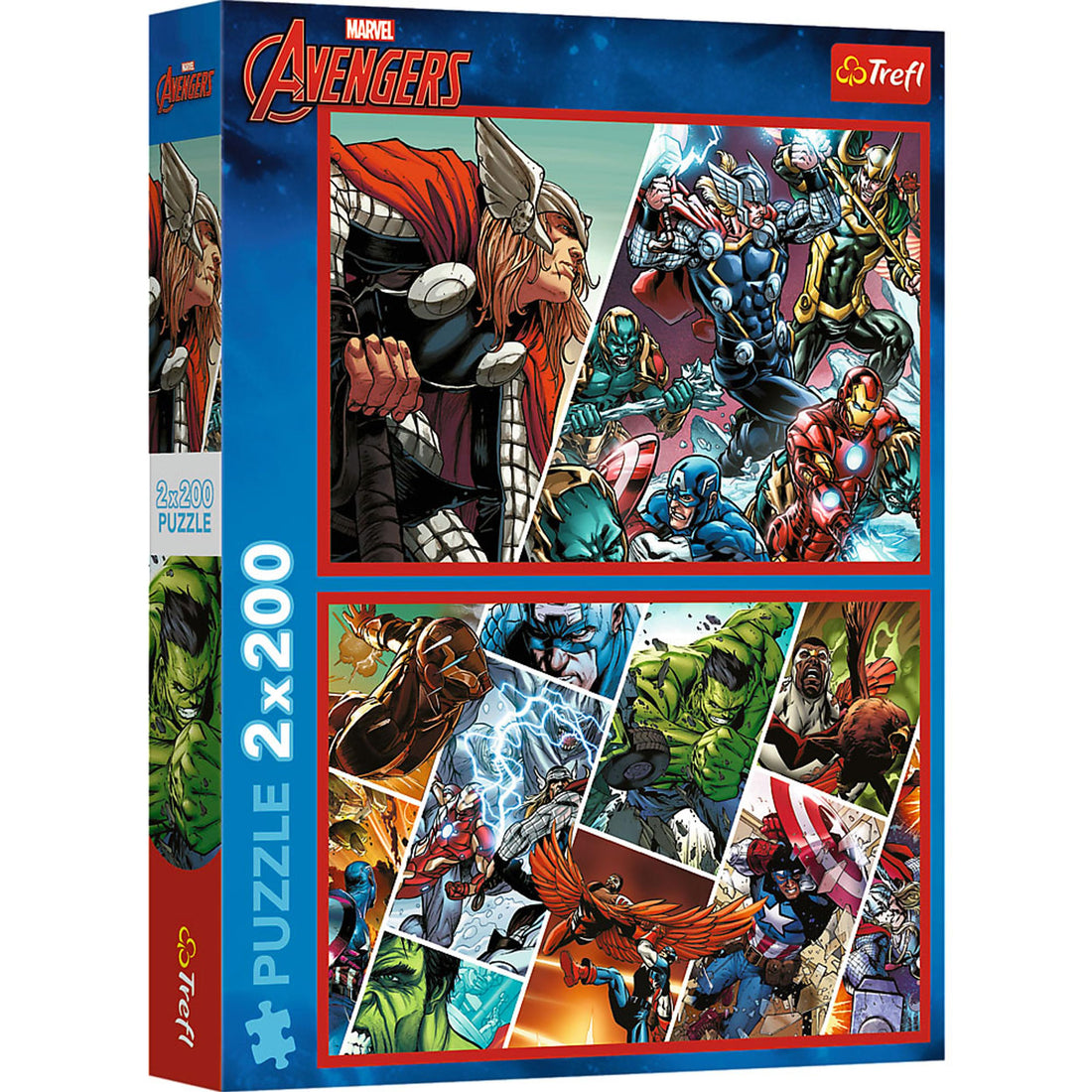 Puzzles - "2x200" - Defenders of the world/Disney Marvel The Avengers_FSC Mix 70%