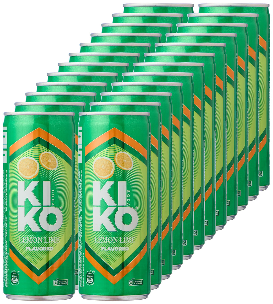 Kiko Lemon Flavored Soda in a Can 24 x 250 ml