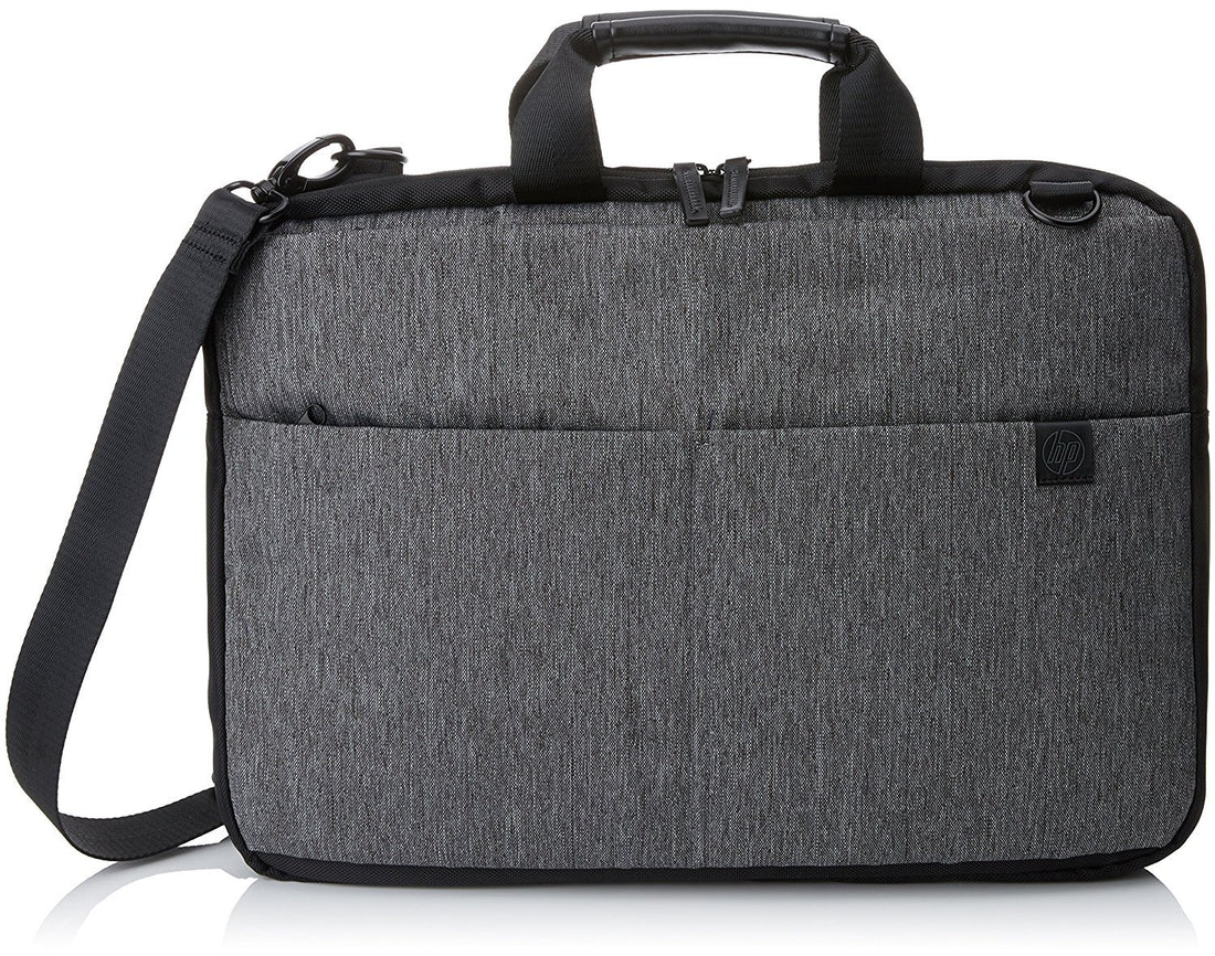 HP Signature Slim L6V68Aa Topload Laptop Bag, 15.6 Inch - Grey