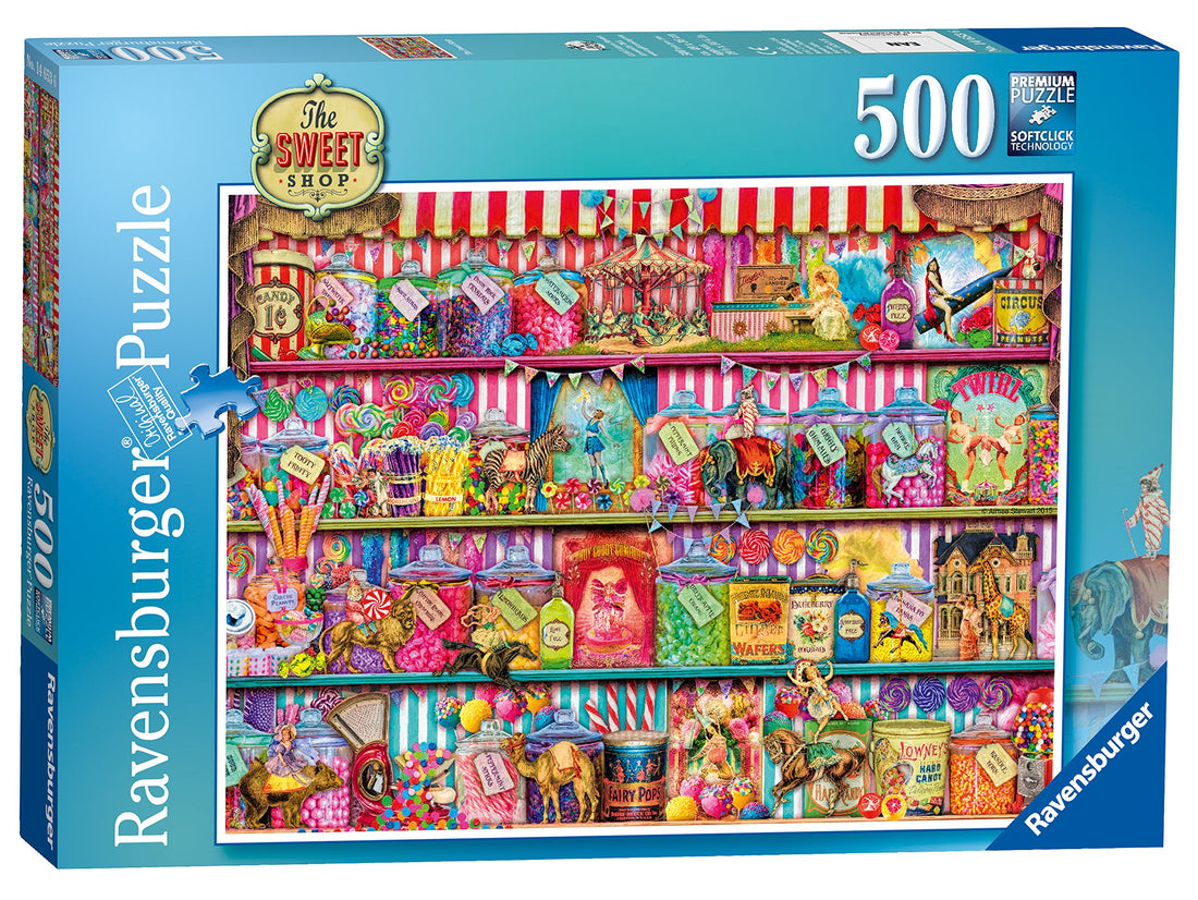 Ravensburger The Sweet Shop 500 Piece Jigsaw Puzzle for Adults and Kids Age 10 and Up