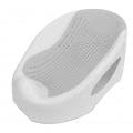 Baby Bath Support, Portable Foldable Slipless Bath Tub Support Lying Bathing Mat, with Slipless Pad Bath Net, for Newborn Infant (Light Grey)