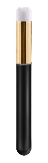 Lash Shampoo Pore Deep Cleaning Brush - Eyelash Cleanser, Nose Pore Cleansing Tool, Facial Cleansing Brush, Blackhead Removing Tool (1 Piece - Black or White)
