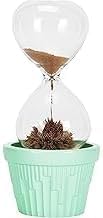 Magnetic Sand Timer with Aroma Diffuser, 20 Second Hourglass, Mint Green, Desktop Decor