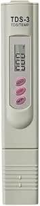 Digital TDS Meter Water Tester, PPM Water Quality Tester Measuring Range 0-9999ppm, Ideal for Drinking Water, Swimming Pool, Aquariums, Hydroponics (Grey) (TDS)