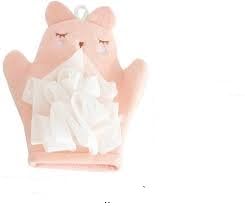 Baby Bath Sponge, Cute Animal Bath Mitt, Soft Sponge Loofah Exfoliating Body Scrubber for Toddlers, 1pc