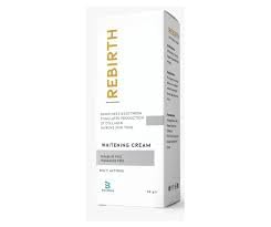 BioMedica Rebirth Whitening Cream, DERMA WHITE, Tranexamic Acid, Vitamin C, Alcohol Free, Parabens Free, for Face and Sensitive Areas, 60g
