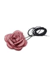 Necklace - Elegant Rose Choker for Women, Featuring Lace Design Perfect for Summer Vacations or Anniversary Celebrations, A Chic Accessory to Elevate Any Outfit