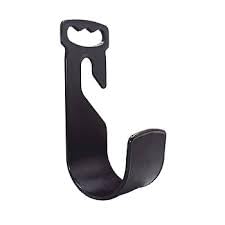 MySouq-Store Garden Hose Hangers Holder, Wall Mount Expandable Water Hose Holders, Heavy Duty Pipe Holder Tidy Hook Support 25MT/50MT for 1/2" and 3/4" Garden Hose (Black M2U)