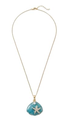 Gold Pendant Necklace with Blue Stone Charm, Initial Letter A, Delicate Chain-1002