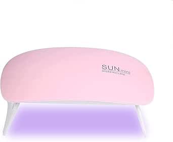 Mini UV Nail Dryer for UV Gel Nail Polish, Sun 6W Mini Nail Dryer for UV Gel Nail Polish Curing LED Lamp Portable Nail Polish Tool