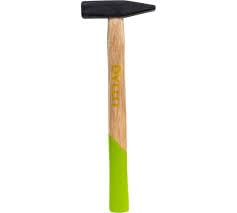Schlosserhammer, Hammer with Hickory Handle Protection, Black/Green, 300 g