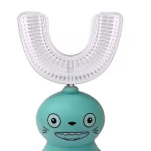 U-shaped cartoon design electric toothbrush for children