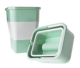 Car Trash Can, Flexible Silicone Car Trash Can, Foldable and Hanging, Smart Multifunctional Design with Built-in Bag Slot for Easy and Neat Space Organization. (1 Pack)