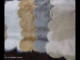 Fatima Runner Cloud Shape Multi Use Soft Thick Fur Length 1600 * 45 Fatima Bedding 01011121334 (Off White)