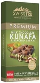 Swiss Fru Milk Chocolate Kunafa Pistachio Cream - Chocolate