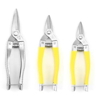 Pruning Shears for Indoor and Outdoor Plants - Metal Body and Damage-Resistant Steel Reinforced Blades - 5.8 Inch