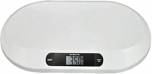 Accurate Digital Scale with Backlit LCD Display – High Accuracy Electronic Weighing Scale – Easy to Use for Personal Clinics and Kitchen (Digital Scale for Clinics & Home – Up to 20kg)