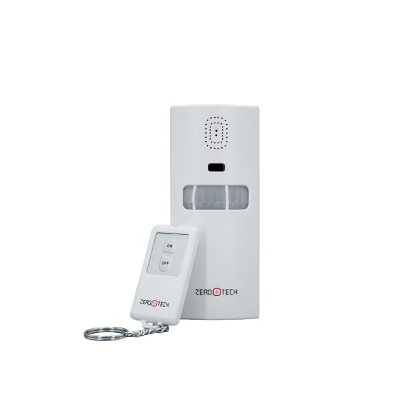 Zerotech Indoor Motion Alarm, 2.4GHz WiFi with Remote Control, 6m Detection Range
